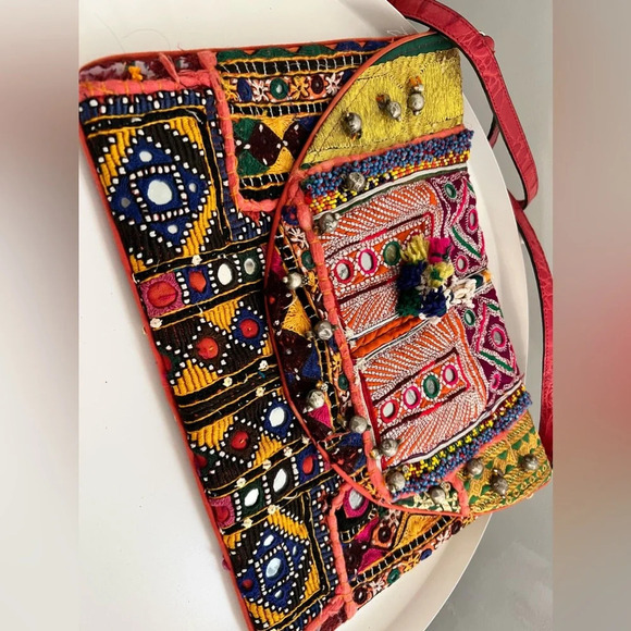 Vintage sequin crossbody Bag - Picture 2 of 8